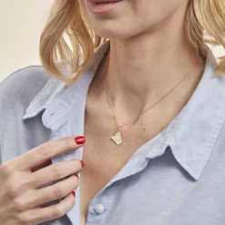 Pendentif Gaietana Algerie Or Jaune