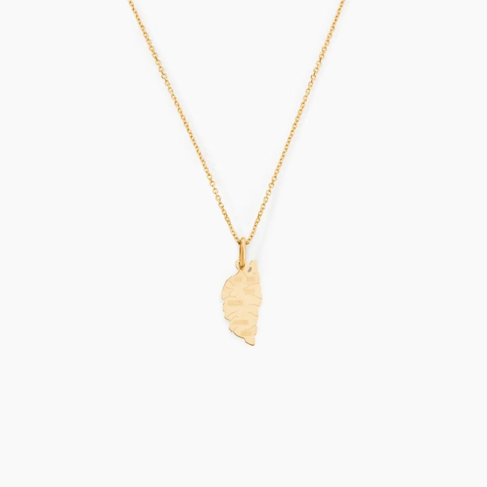 Pendentif Gaietana Corse Or Jaune