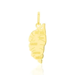Pendentif Gaietana Corse Or Jaune