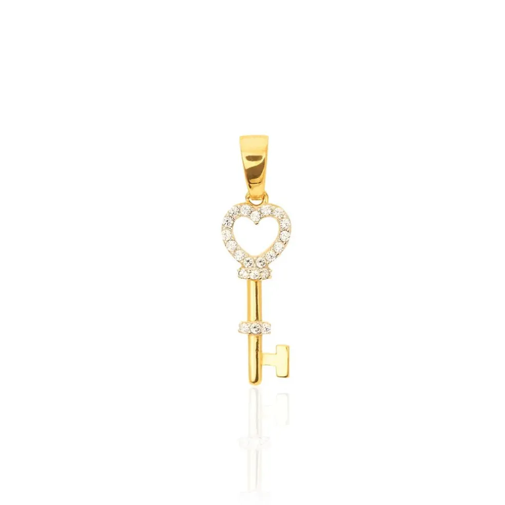 Pendentif Gatiane Or Jaune Oxyde De Zirconium