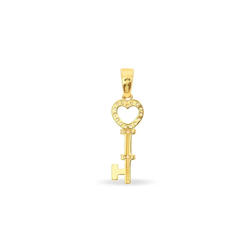Pendentif Gatiane Or Jaune Oxyde De Zirconium