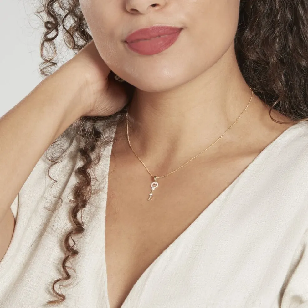 Pendentif Gatiane Or Jaune Oxyde De Zirconium