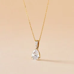 Pendentif Gorgel Or Jaune Oxyde De Zirconium