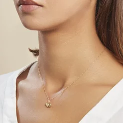 Pendentif Haiza Elephant Or Jaune