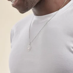 Pendentif Hannae Or Blanc