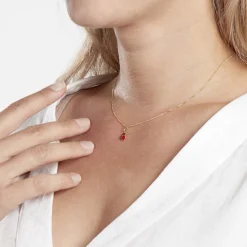 Pendentif Helidie Coccinelle Or Jaune