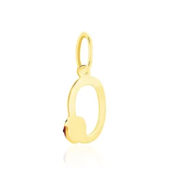 Pendentif Helidie Coccinelle Lettre Or Jaune