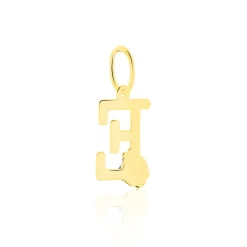 Pendentif Helidie Coccinelle Lettre Or Jaune