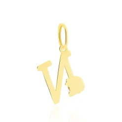 Pendentif Helidie Coccinelle Lettre Or Jaune