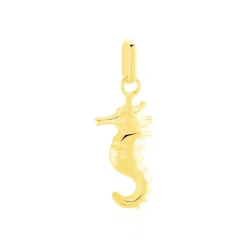 Pendentif Illide Hippocampe Or Jaune