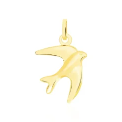 Pendentif Illide Hirondelle Or Jaune