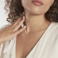 Pendentif Illide Hirondelle Or Jaune