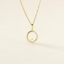 Pendentif Imelie Or Jaune Perle De Culture