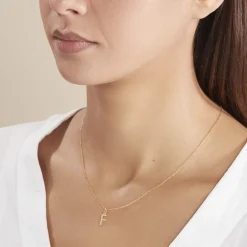 Pendentif Ionia Lettre Or Jaune