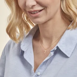 Pendentif Ionia Lettre Or Jaune