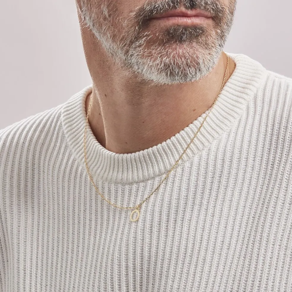 Pendentif Ionia Lettre Or Jaune