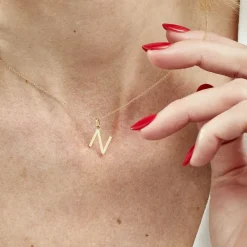 Pendentif Ionia Lettre Or Jaune