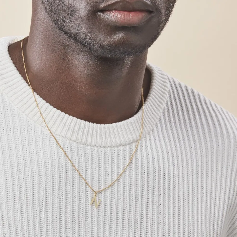 Pendentif Ionia Lettre Or Jaune