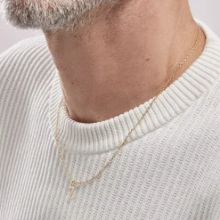 Pendentif Ionia Lettre Or Jaune