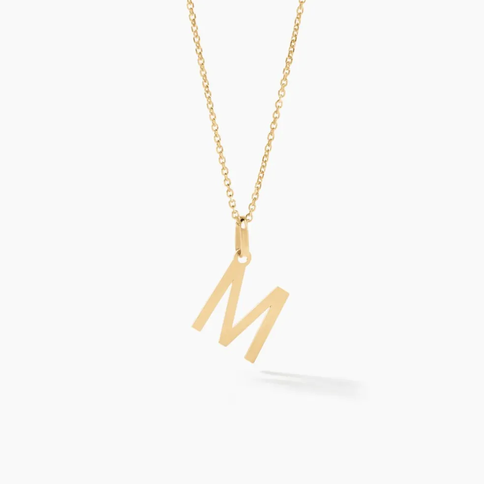 Pendentif Ionia Lettre Or Jaune