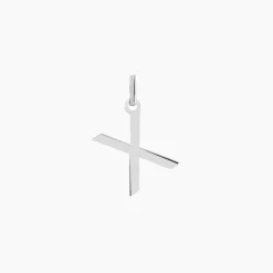 Pendentif Ionia Lettre Or Blanc