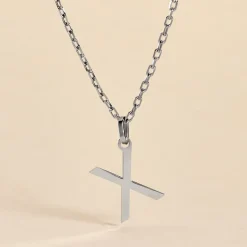 Pendentif Ionia Lettre Or Blanc