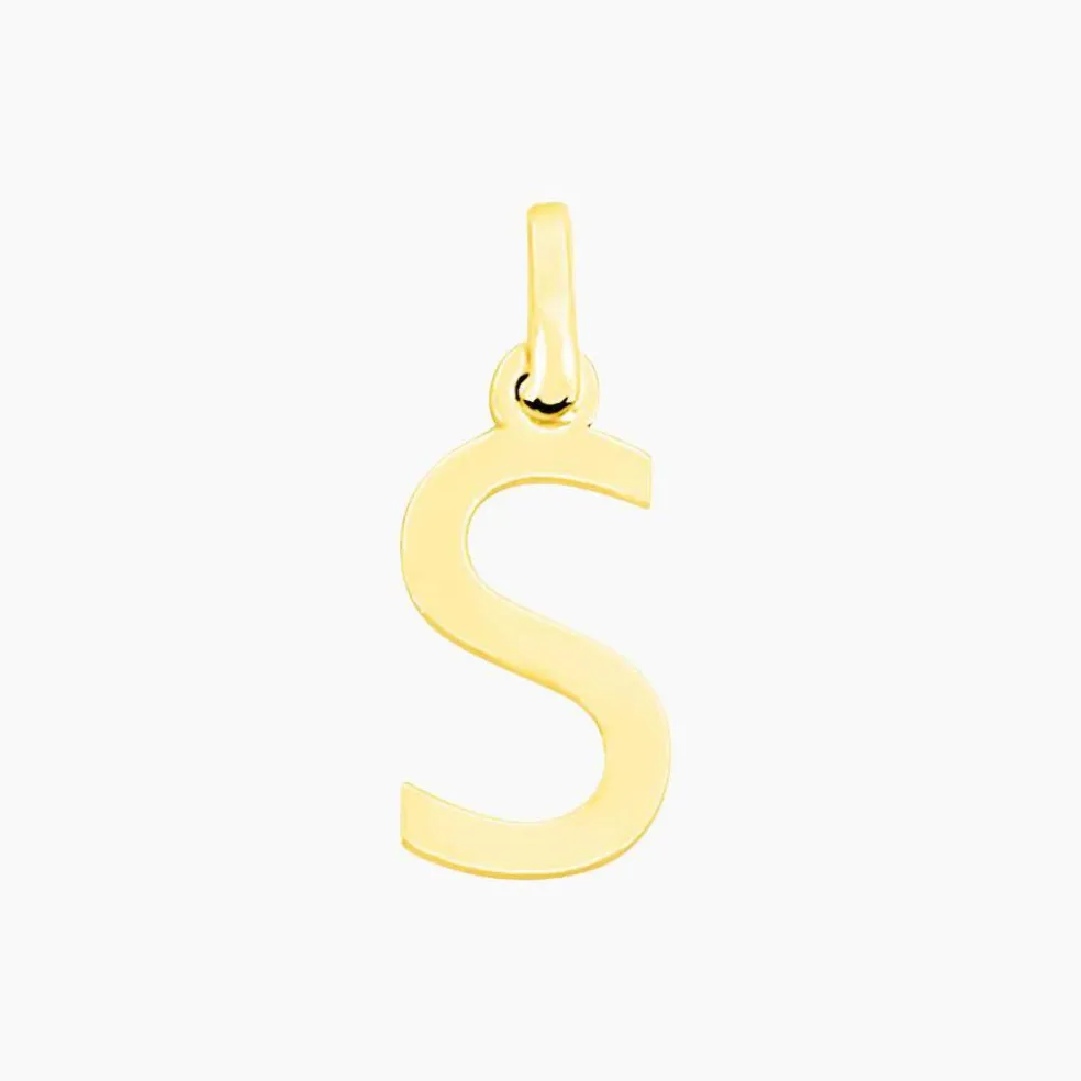 Pendentif Ionia Lettre Or Jaune