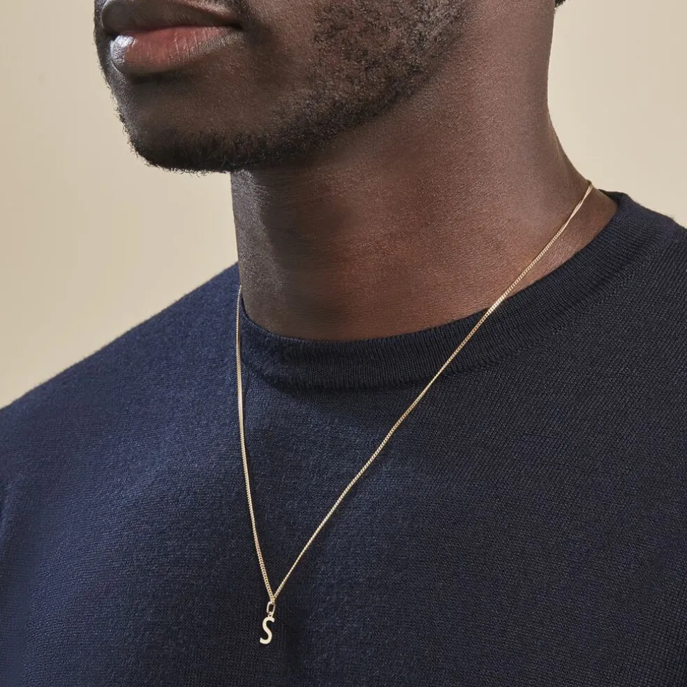 Pendentif Ionia Lettre Or Jaune