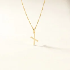 Pendentif Ionia Lettre Or Jaune