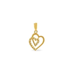 Pendentif Ivena Or Jaune Oxyde De Zirconium