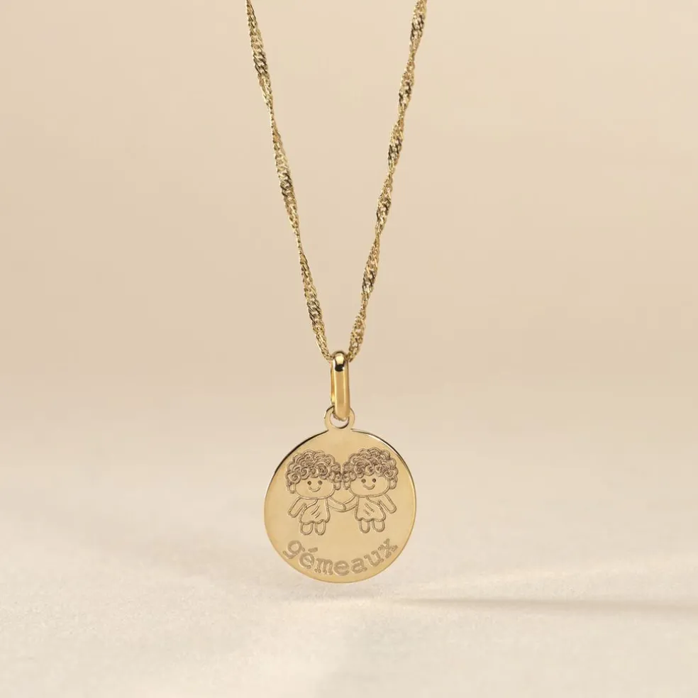 Pendentif Jannila Zodiaque Or Jaune