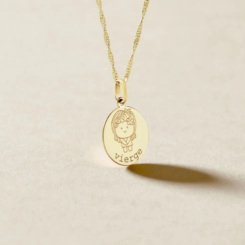 Pendentif Jannila Zodiaque Or Jaune