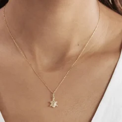 Pendentif Kalinka Tortue Or Jaune