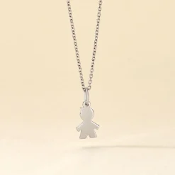 Pendentif Kids Argent Blanc