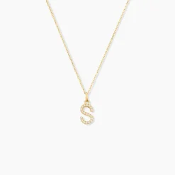 Pendentif Klementine Or Jaune Oxyde De Zirconium