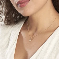 Pendentif Klementine Or Jaune Oxyde De Zirconium