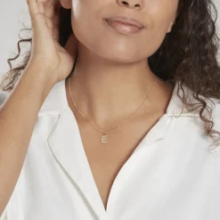 Pendentif Klementine Or Jaune Oxyde De Zirconium