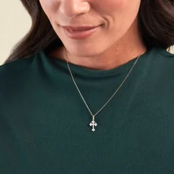 Pendentif Krister Or Jaune Oxyde De Zirconium