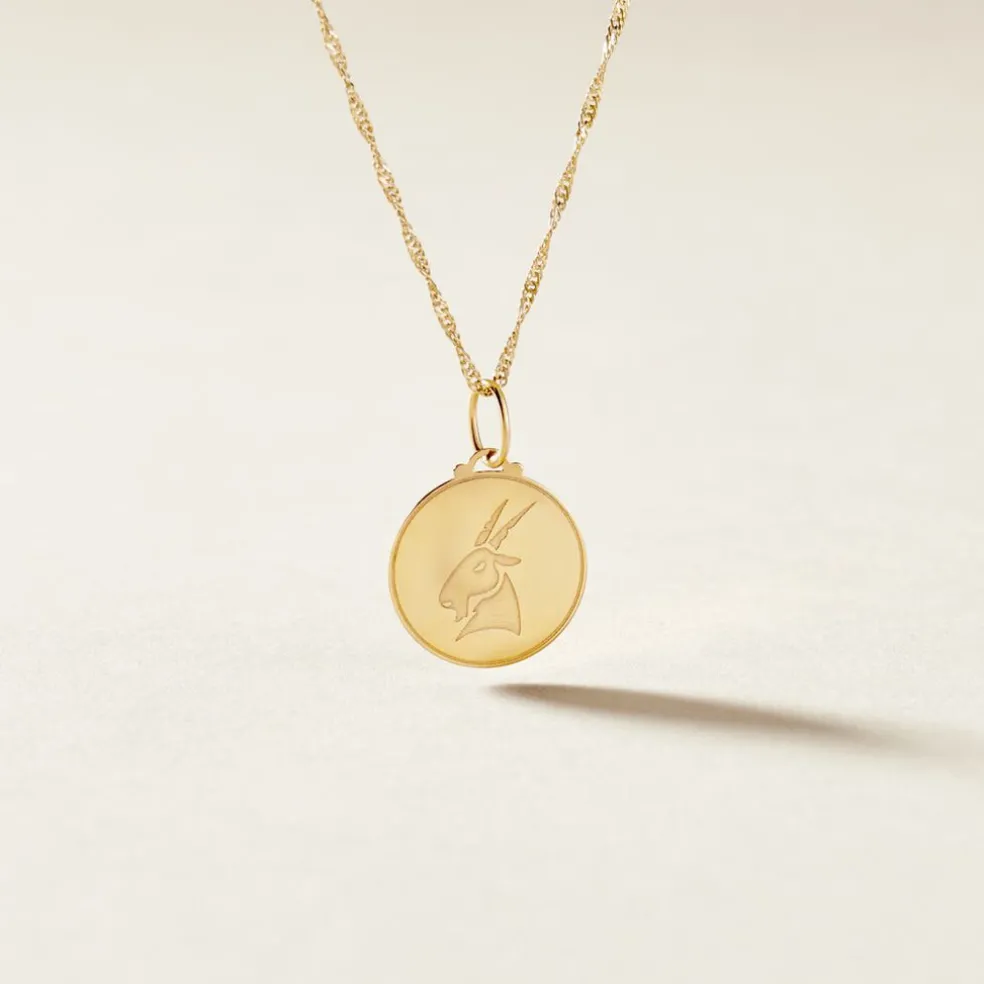 Pendentif Lamie Zodiaque Or Jaune