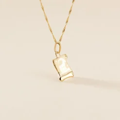 Pendentif Lamie Zodiaque Parchemin Or Jaune