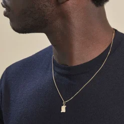 Pendentif Lamie Zodiaque Parchemin Or Jaune