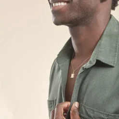 Pendentif Lamie Zodiaque Parchemin Or Jaune