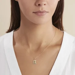 Pendentif Lamie Zodiaque Parchemin Or Jaune