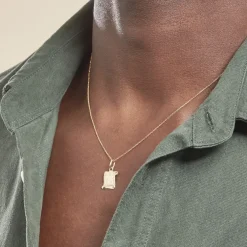 Pendentif Lamie Zodiaque Parchemin Or Jaune