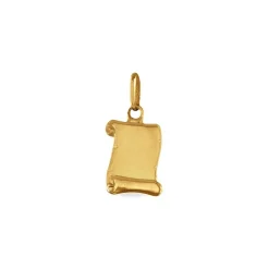 Pendentif Lamie Zodiaque Parchemin Or Jaune