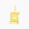Pendentif Lamie Zodiaque Parchemin Or Jaune