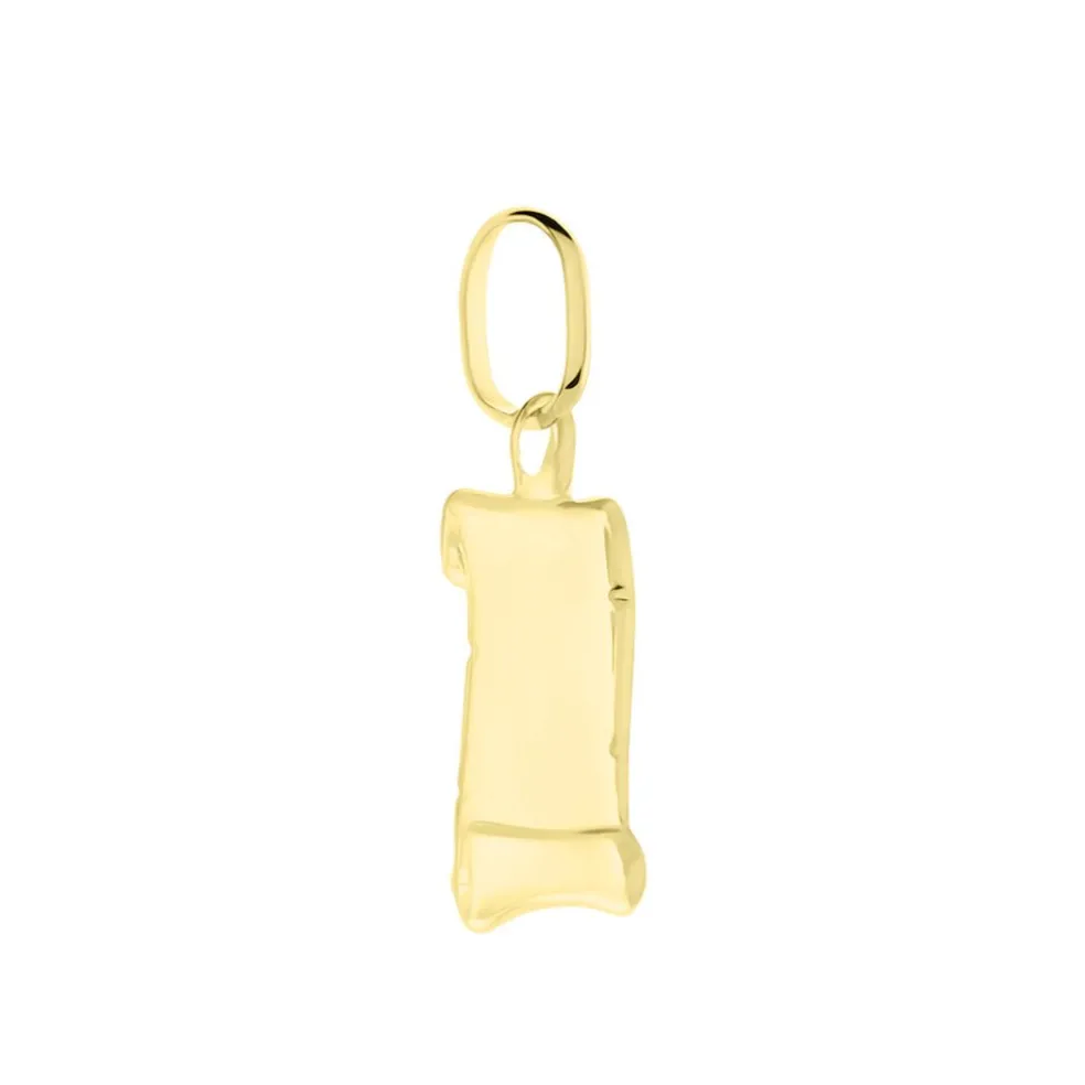Pendentif Lamie Zodiaque Parchemin Or Jaune