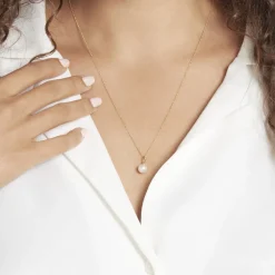 Pendentif Lenonie Or Jaune Perle De Culture