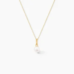 Pendentif Lenonie Or Jaune Perle De Culture