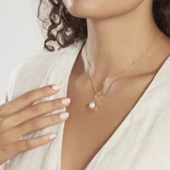 Pendentif Martyna Or Jaune Perle De Culture